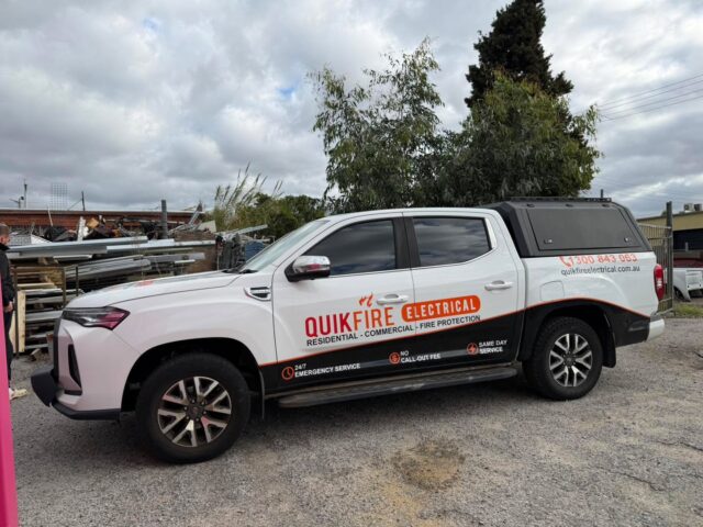 Spotted a QuikFire ute on the road? 👀🔥

That's a Perth electrician on the way to a job. 🚐⚡

Here's what the ute stands for:

⏱ 24/7 emergency service – nights, weekends and public holidays
💲 No call-out fee – upfront pricing before any work starts
⚡ Same-day service on most jobs
🏠 Residential, commercial & fire protection

Licensed (EC 14714), fully insured and family owned. Whether it's a dead power point, a switchboard upgrade or an emergency, one call gets a real electrician on the phone. Not a message bank.

📞 1300 843 063
🌐 quikfireelectrical.com.au

Seen us around your suburb? Drop a 🔥 in the comments and tell us where! Save our number now, because power problems never happen at a convenient time.

#QuikFireElectrical #PerthElectrician #PerthTradies #ElectricianPerth #NoCallOutFee #24HourElectrician #SupportLocalWA #PerthBusiness